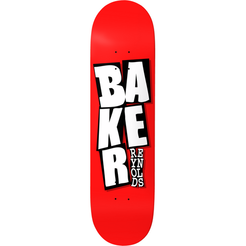 BAKER - "REYNOLDS STACKED" 8.0" RED DECK