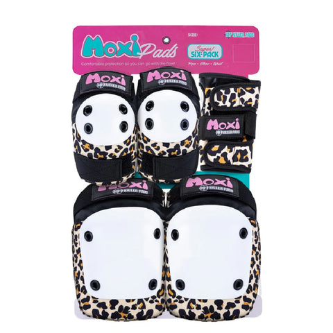 187- "JUNIOR" SICK PACK PAD SET "MOXI" LEOPARD