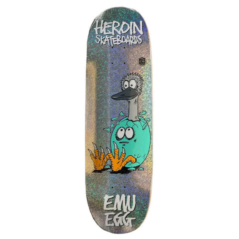 HEROIN - "EMU EGG HOLOGRAPHIC SYMMETRICAL" DECK 9.25"