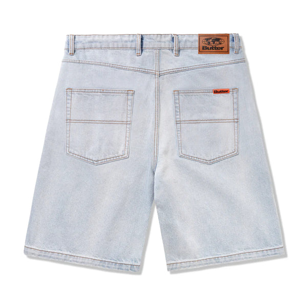 BUTTER - "BAGGY" DENIM SHORTS LIGHT BLUE