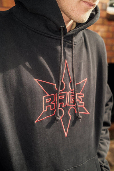 RAGE SHURIKEN HOOD BLACK