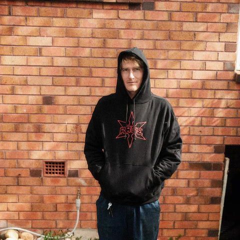 RAGE SHURIKEN HOOD BLACK