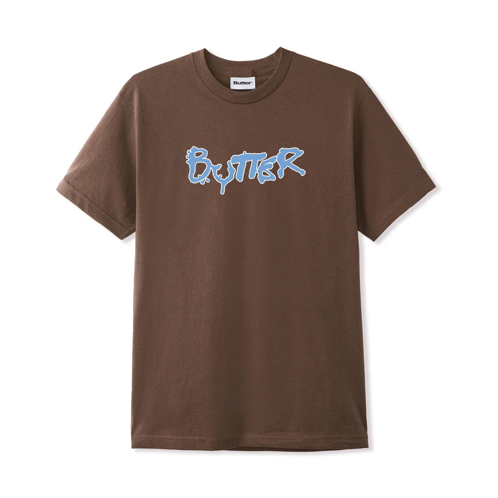 BUTTER - "RADIO" TEE BROWN