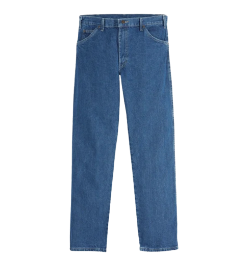 DICKIES - "RELAXED STRAIGHT FIT 5 POCKET" JEAN STONEWASH INDIGO