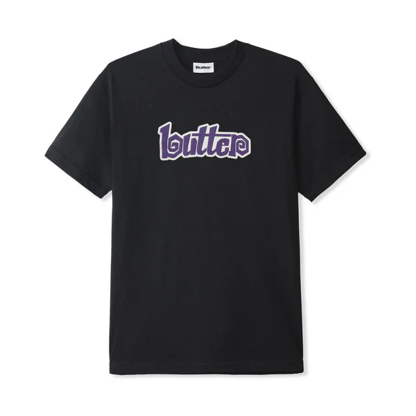 BUTTER - "SWIRL" TEE BLACK