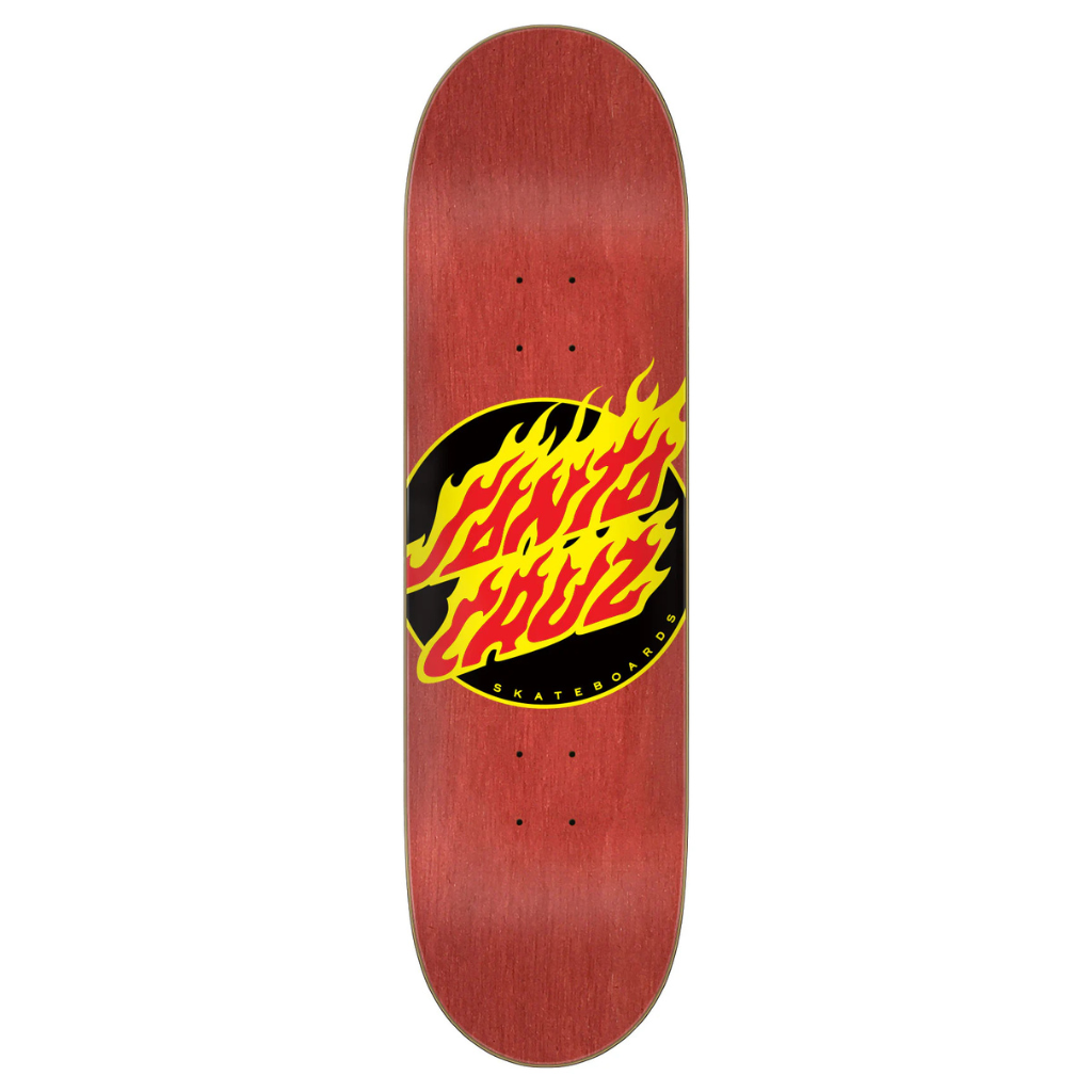 Santa Cruz Flame Dot Kids MINI 7.25 Skateboard Deck