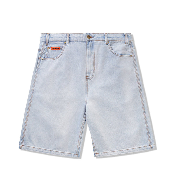 BUTTER - "BAGGY" DENIM SHORTS LIGHT BLUE