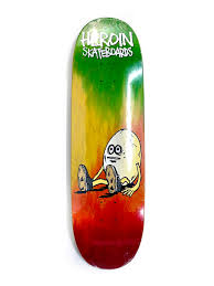 HEROIN - "RAINBOW EGG" DECK 9.125"